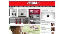 Desktop Screenshot of bbmnoticias.com