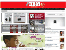 Tablet Screenshot of bbmnoticias.com